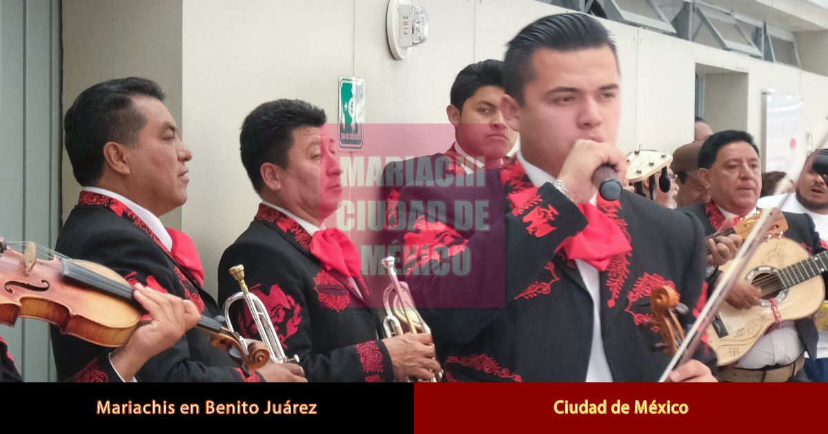 Mariachis en Benito Juárez