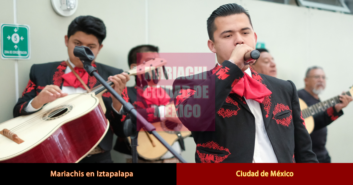 Mariachis en la alcaldía Iztapalapa